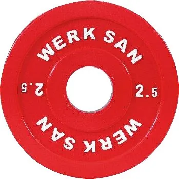 Red Werksan 2.5 kg rubber change plate