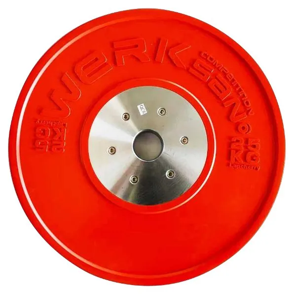 Red Werksan colour competition bumper plate